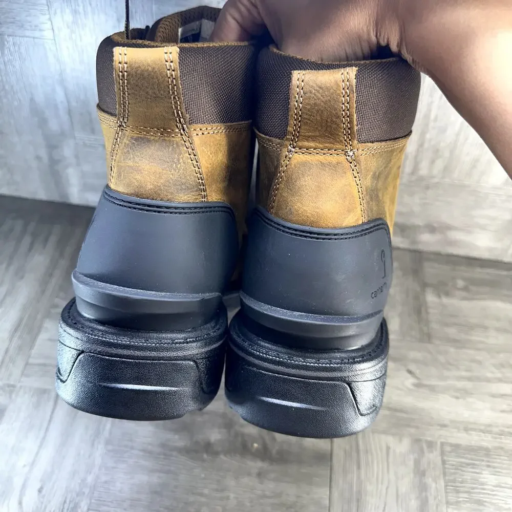Carhartt Ironwood Work Boots Men's 14 Wide Waterproof Alloy Toe 6" Safety - Picture 7 of 9